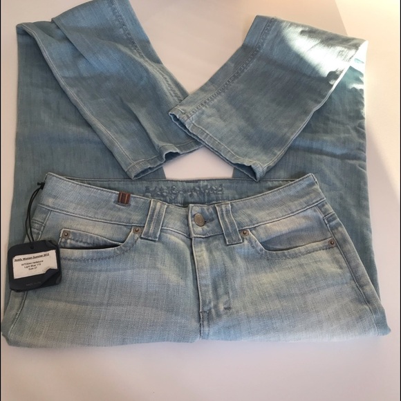 NOTIFY WOMAN HELEBORA Light blue size 27 NWOT made in Italy Factory pre-washed - Picture 2 of 7